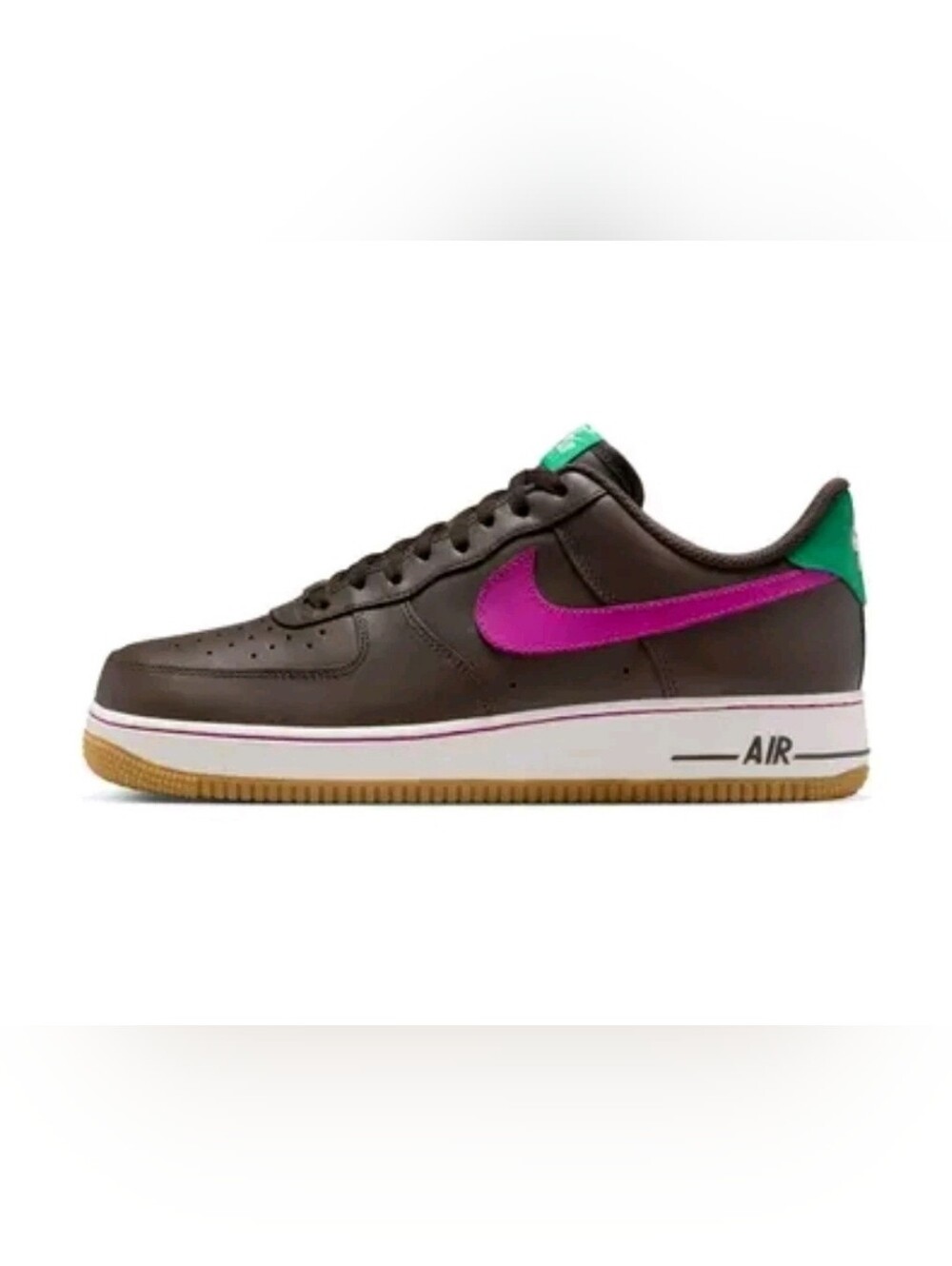 Nike Air Force 1 07 Low Baroque Brown Vivid Purple Men’s Size 8.5 or 12 🎁